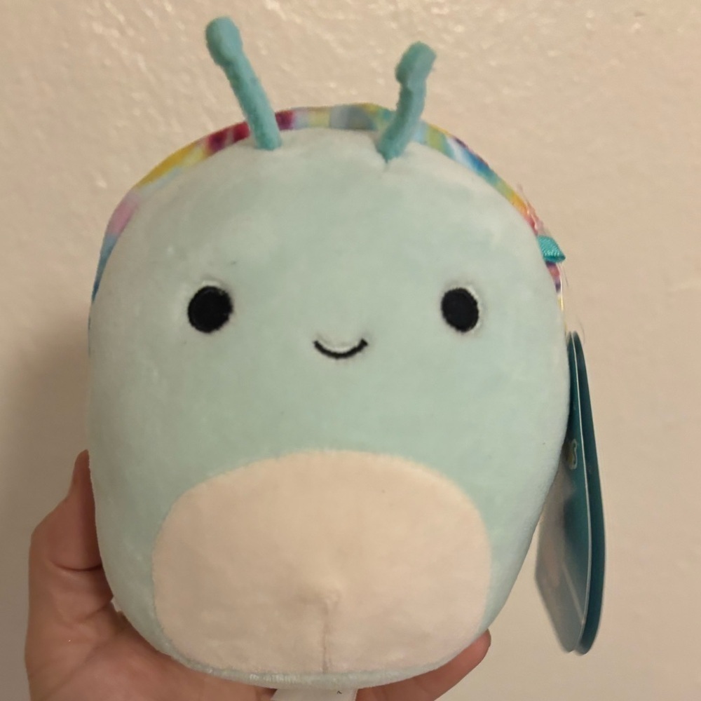 Michiel 5” Rainbow tie Dye Slug Original Squishmallows Plush